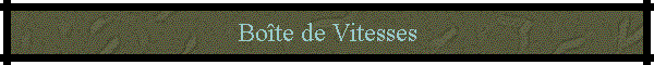 Bo�te de Vitesses